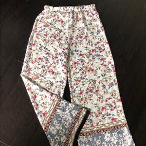 Floral pants
